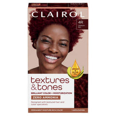 Clairol Textures &amp; Tones Hair Dye Ammonia-Free Permanent Hair Color - Beauty Bar & Supply