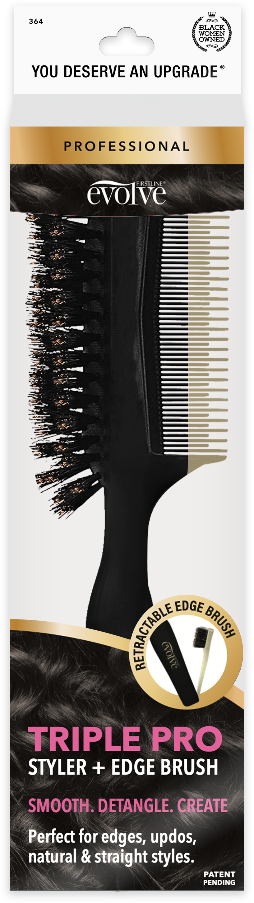 Evolve Triple Pro Styler Brush 364 - Beauty Bar & Supply