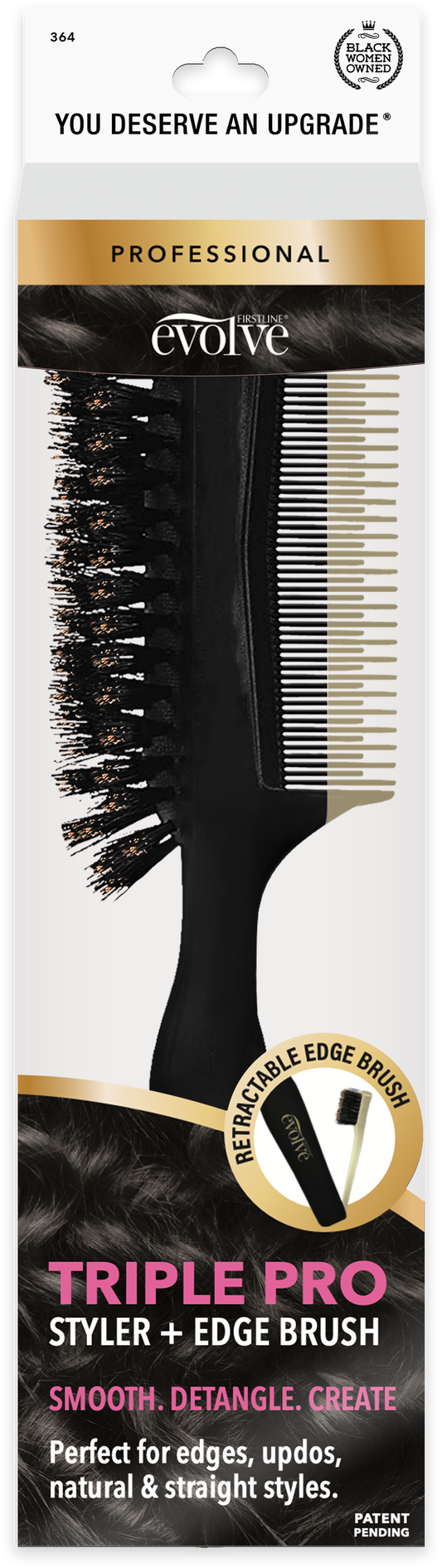 Evolve Triple Pro Styler Brush 364 - Beauty Bar & Supply