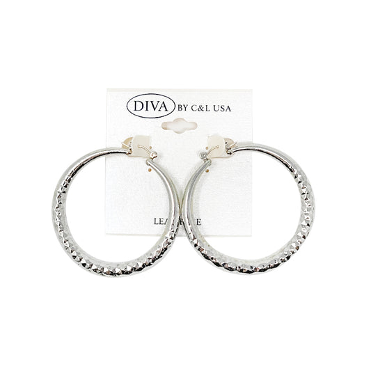 Diva Pincatch Hoop Earrings ARH 150S - Beauty Bar & Supply