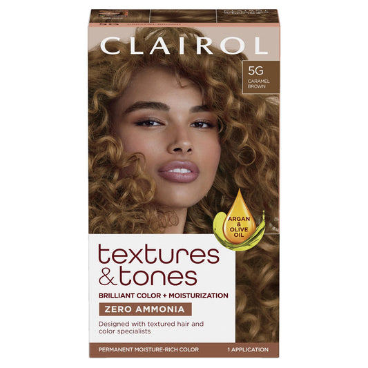 Clairol Textures &amp; Tones Hair Dye Ammonia-Free Permanent Hair Color - Beauty Bar & Supply