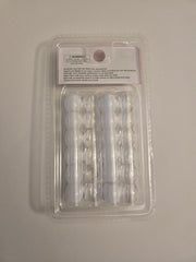 Bello Collections Hair Beads-White/Clear #38925 - Beauty Bar & Supply