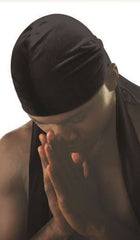 King J Velvet Premium Du-Rag #2001Black - Beauty Bar & Supply