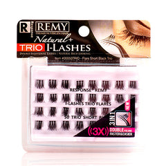 Remy Response Natural Trio I Lashes Flare Short Black Trio 50 - Beauty Bar & Supply