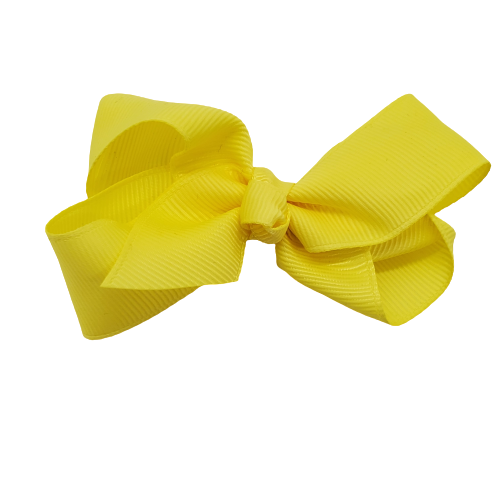 Fabric 3&quot; Hair Bow-Assorted Colors - Beauty Bar & Supply