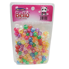 Bello Collection Jumbo Beads Assorted Pastel #39909-AB - Beauty Bar & Supply