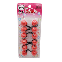 Bello Collection 24MM Balls 6pc Red #17004 - Beauty Bar & Supply