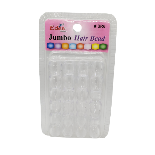 Eden Collection Jumbo Hair Beads-BR6 - Beauty Bar & Supply