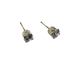 Diva Sterling Silver Plated CZ SS 9006 Earrings - Beauty Bar & Supply