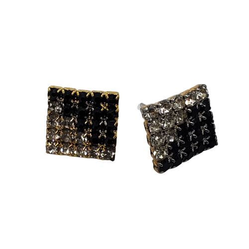 Diva Fab Micro Pave Earrings NMP12-CG - Beauty Bar & Supply