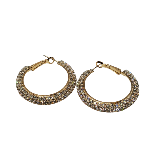 Diva Pincatch Cubic Zirconia Hoop Earrings JFG7841 - Beauty Bar & Supply