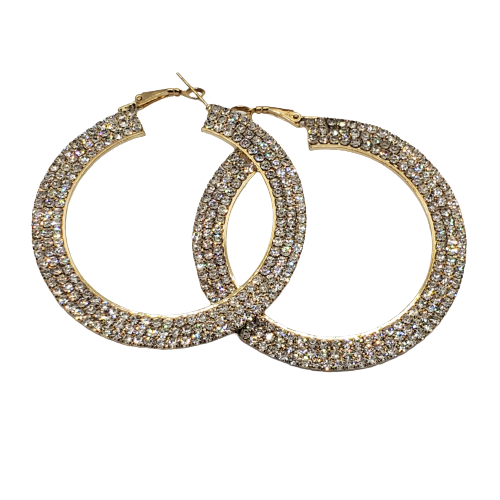 Diva Pincatch Cubic Zirconia Hoop Earrings JFG7831 - Beauty Bar & Supply