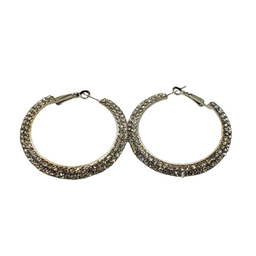 Diva Pincatch Cubic Zirconia Hoop Earrings JFG7842 - Beauty Bar & Supply