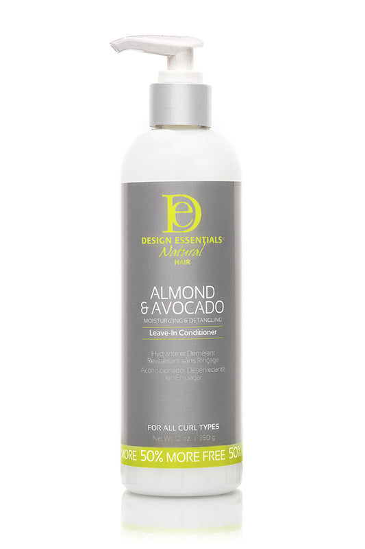 Design Essentials Almond &amp; Avocado Detangling Leave-In Conditioner - Beauty Bar & Supply