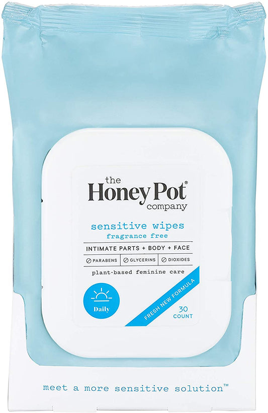 The Honey Pot Company Sensitive Intimate Daily Travel Wipes - Beauty Bar & Supply