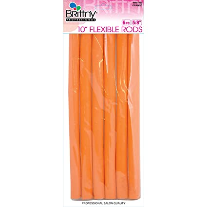 Brittny 10&quot; Long Flexible Rods 6 PCS - Beauty Bar & Supply