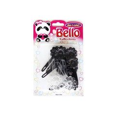 Bello Collection Hair Barrett-Clear/Black #20019 - Beauty Bar & Supply