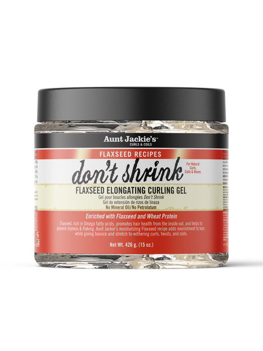 Aunt Jackie&#039;s Curls &amp; Coils Don&#039;t Shrink Flaxseed Elongating Curling Gel - Beauty Bar & Supply