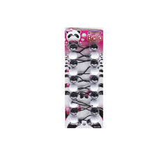 Bello Collection 20mm Balls White/Black #16028 - Beauty Bar & Supply