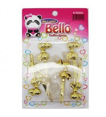 Bello Collections Hair Barrette-Gold Glitter 20202 - Beauty Bar & Supply