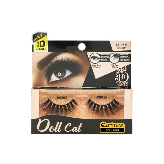 Ebin New York Doll Cat 3D Eye Lashes-Ashlyn - Beauty Bar & Supply