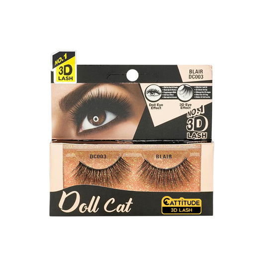 Ebin New York Doll Cat 3D Eye Lashes-Blair - Beauty Bar & Supply