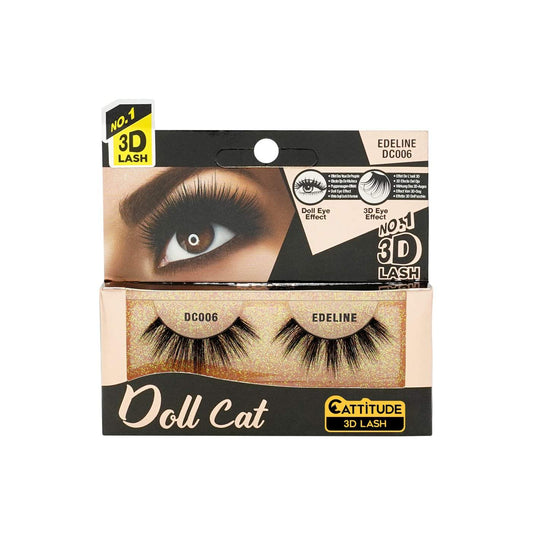 Ebin New York Doll Cat 3D Eye Lashes-Edeline - Beauty Bar & Supply