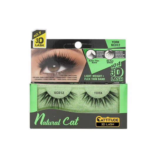 Ebin New York Natural Cat 3D Eye Lashes-York - Beauty Bar & Supply