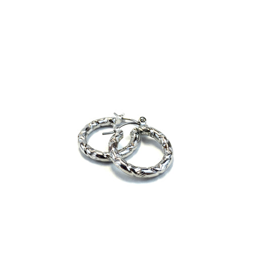 Aluminum Hoops Earrings-FAHS5 - Beauty Bar & Supply