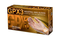 GPX3 Industrial Vinyl Gloves - Beauty Bar & Supply