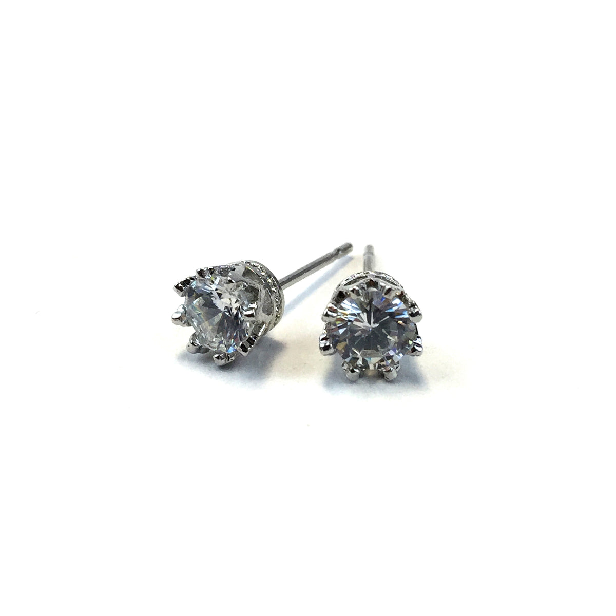 Diva Crown CZ Earrings CCSR05 - Beauty Bar & Supply