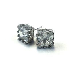 Diva Crown CZ Earrings CCSQ09 - Beauty Bar & Supply