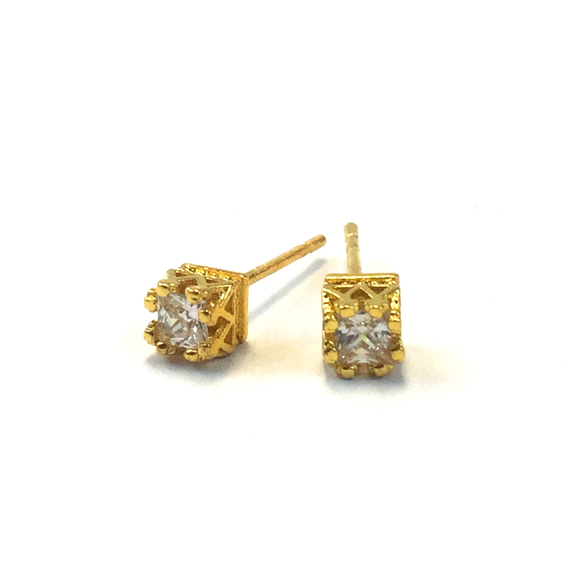 Diva Crown CZ Earrings CCGQ03 - Beauty Bar & Supply