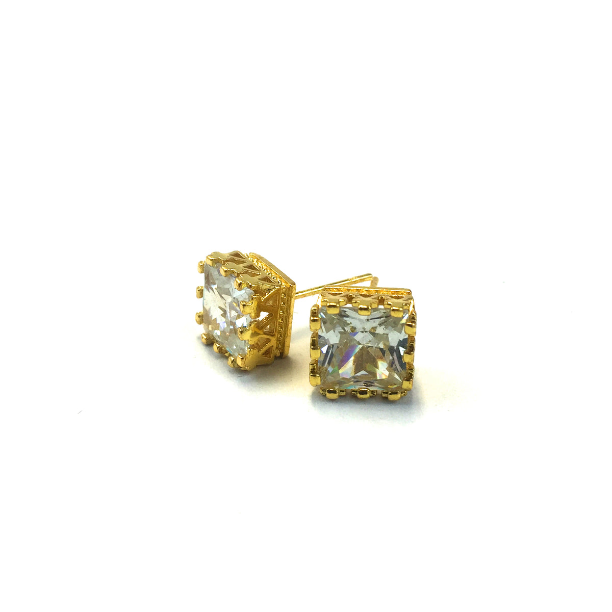 Diva Crown CZ Earrings CCGQ09 - Beauty Bar & Supply