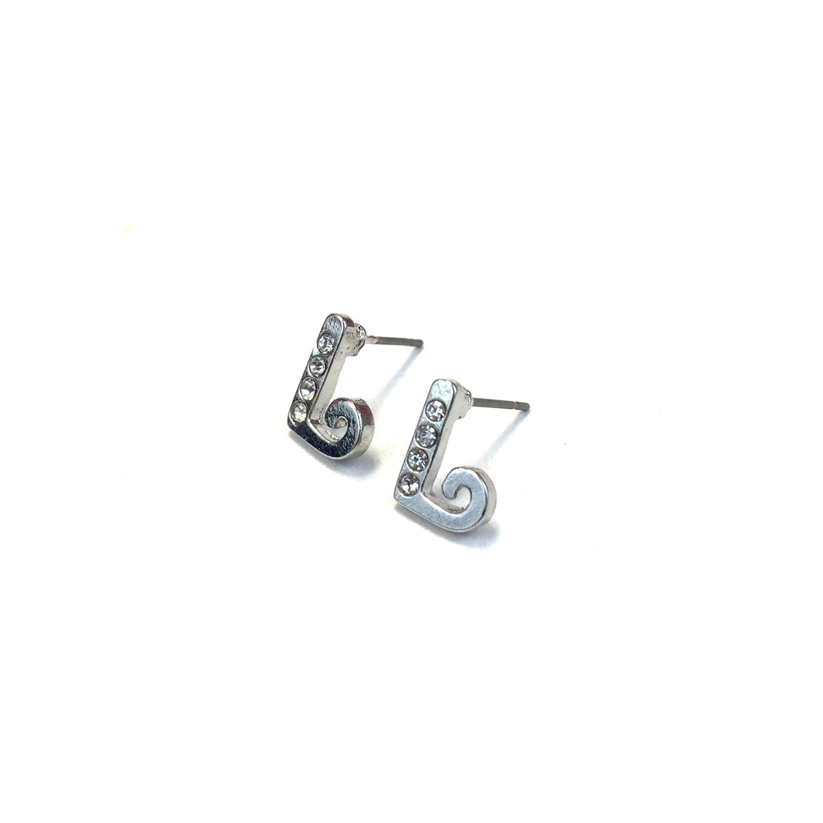 Diva Name Initial Earrings IELS - Beauty Bar & Supply