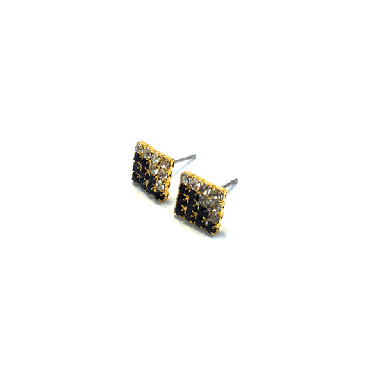 Diva Fab Micro Pave Earrings NMP12BG - Beauty Bar & Supply