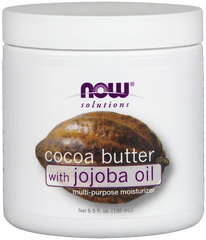 NOW Cocoa Butter with Jojoba Oil - Beauty Bar & Supply