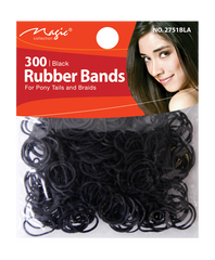 Magic Collection 300 Rubber Bands 2751BLA - Beauty Bar & Supply