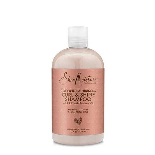 Shea Moisture Coconut &amp; Hibiscus Curl &amp; Shine Shampoo - Beauty Bar & Supply