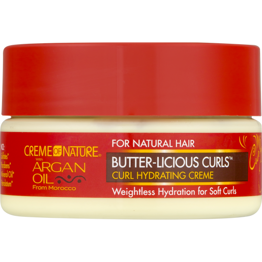 Creme of Nature Argan Oil Butter-Licious Curl Hydrating Creme - Beauty Bar & Supply