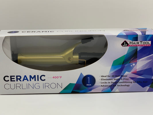 J2 Hair Tool Ceramic Curling Iron 1&quot; DRE2415 - Beauty Bar & Supply