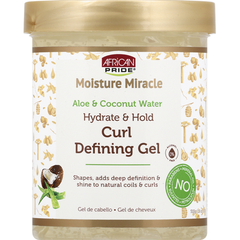 African Pride Moisture Miracle Aloe &amp; Coconut Curl Defining Gel - Beauty Bar & Supply