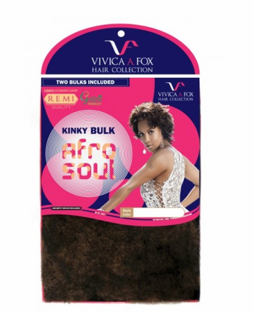 Vivica A Fox Human Kinky Bulk Hair - Beauty Bar & Supply